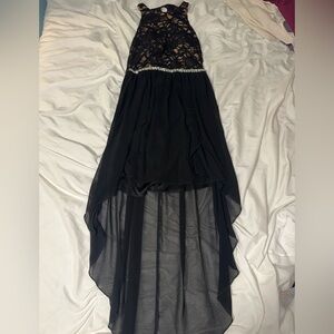 City Studio Black and Beige Dress